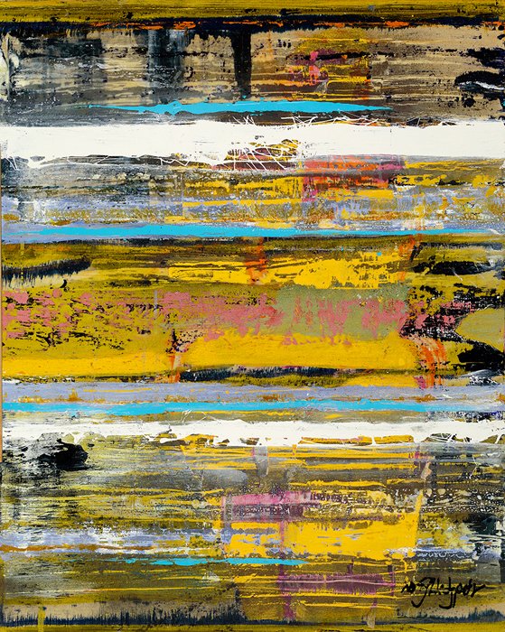 Ocean Muse by Warren Hedgpeth – oil and encaustic painting on wood