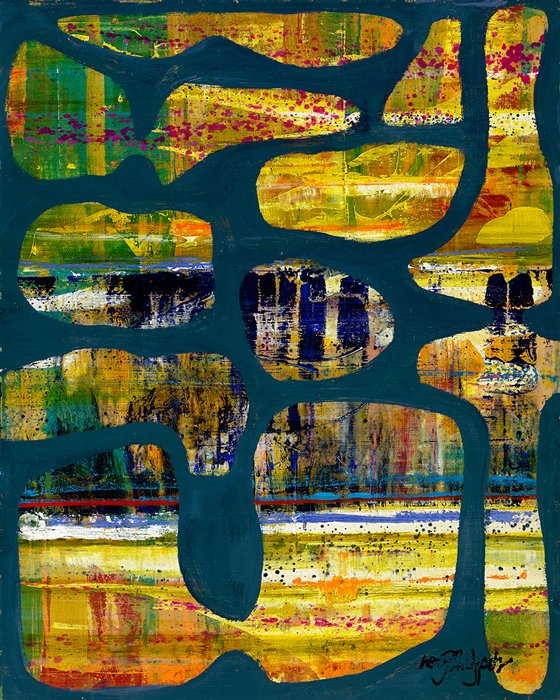 Oscillations by Warren Hedgpeth – oil painting on canvas