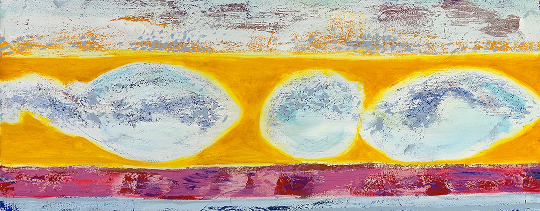 Red Tide by Warren Hedgpeth – oil and encaustic painting on canvas