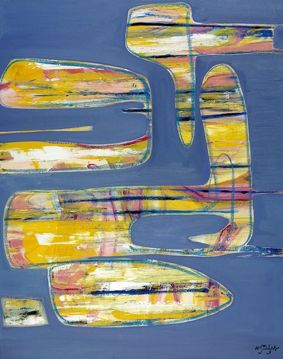 Smoke Jumper by Warren Hedgpeth – oil and acrylic painting on canvas