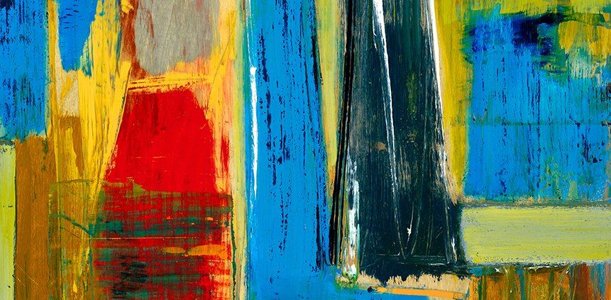 Sun, Smoke & Water by Warren Hedgpeth – oil and encaustic painting on wood