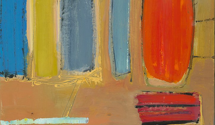 Ocean Landing by Warren Hedgpeth – oil and encaustic painting on wood