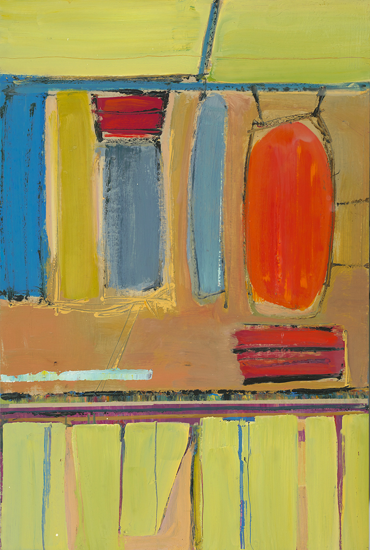Ocean Landing by Warren Hedgpeth – oil and encaustic painting on wood