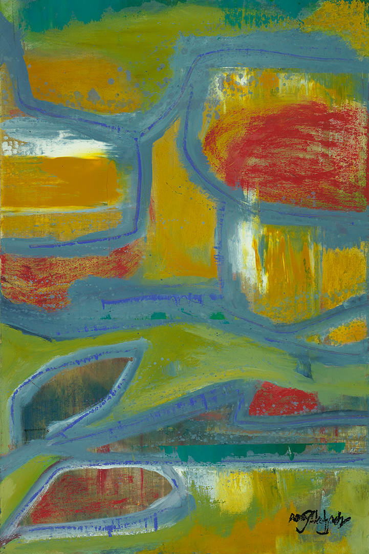 Once Upon a Garden by Warren Hedgpeth – oil painting on canvas