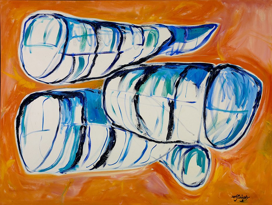 Soundings by Warren Hedgpeth – oil painting on canvas with wood frame